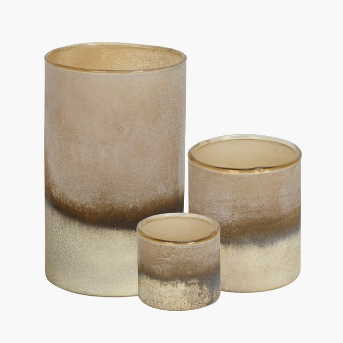 GRADIENT Windlicht gold