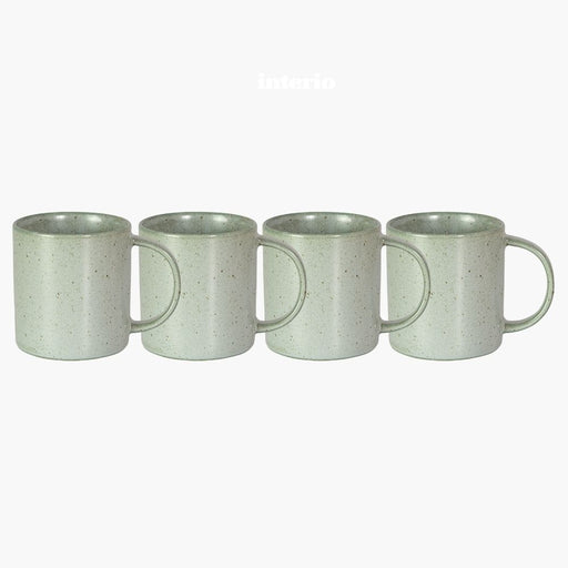 SILENCE Mug graugrün 4er Set