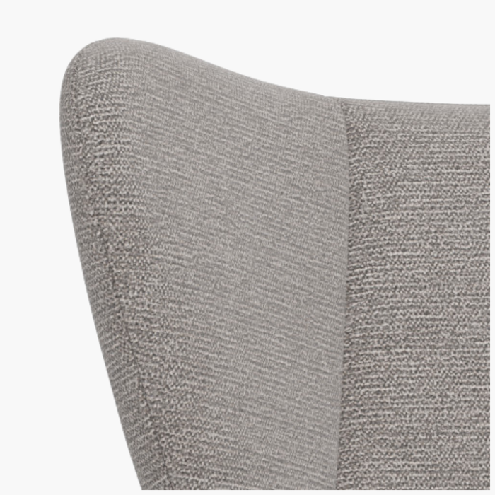 VITTORIO II Kollektion Sessel/Hocker grau meliert