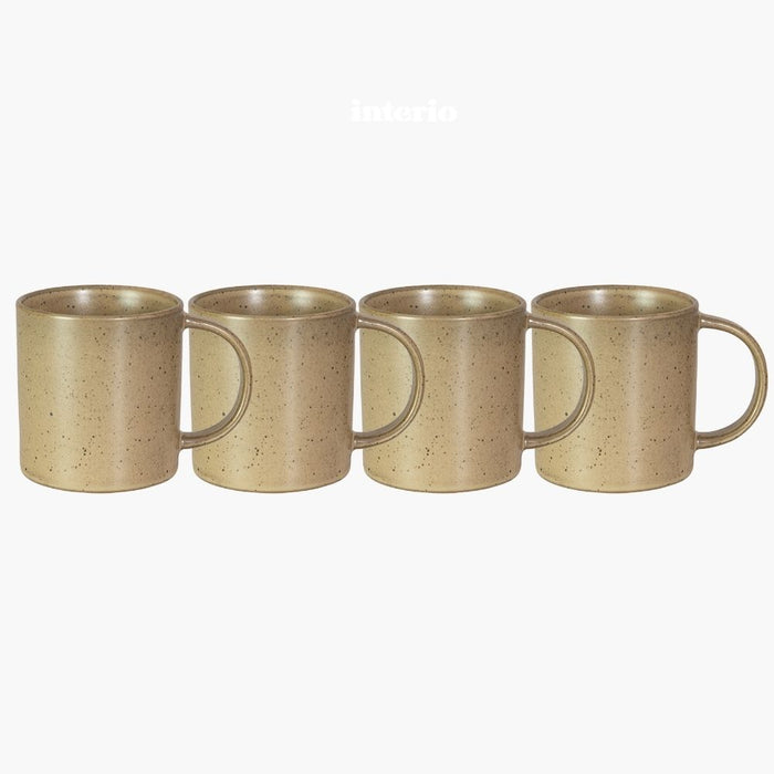 SILENCE Mug Taupe 4er Set