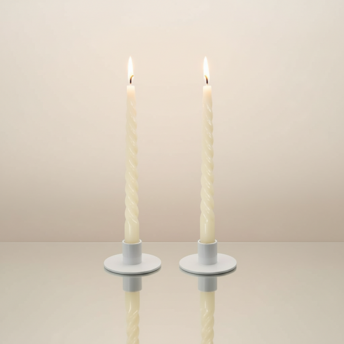 TWIST Spitzkerze 2er Ø2,2 x H25cm