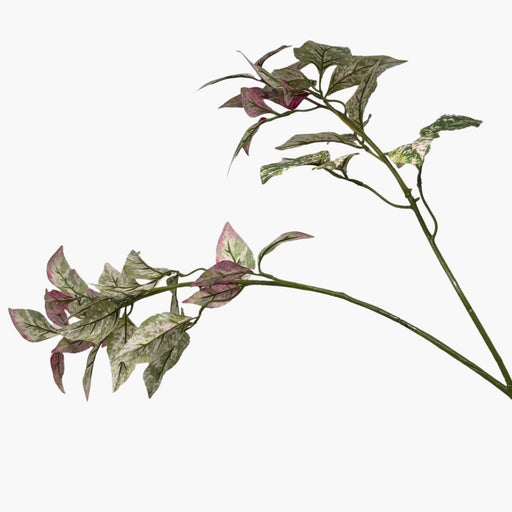 BUNTBLATTZWEIG Kunstblume grün/fuchsia