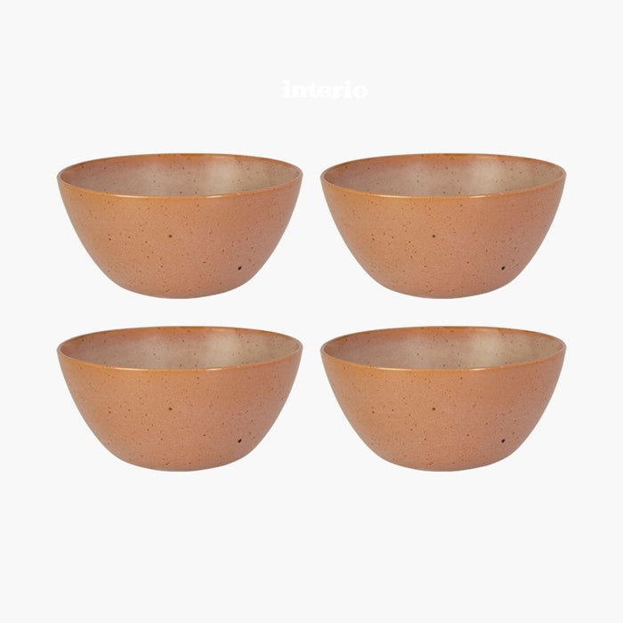 SILENCE Bowl ziegel 4er Set