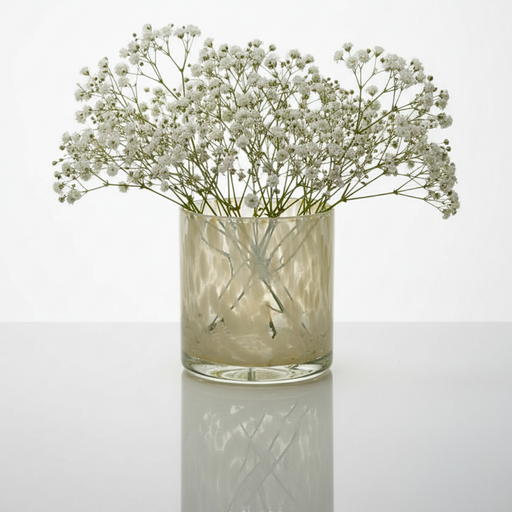 SPRINLKLE Glasvase creme