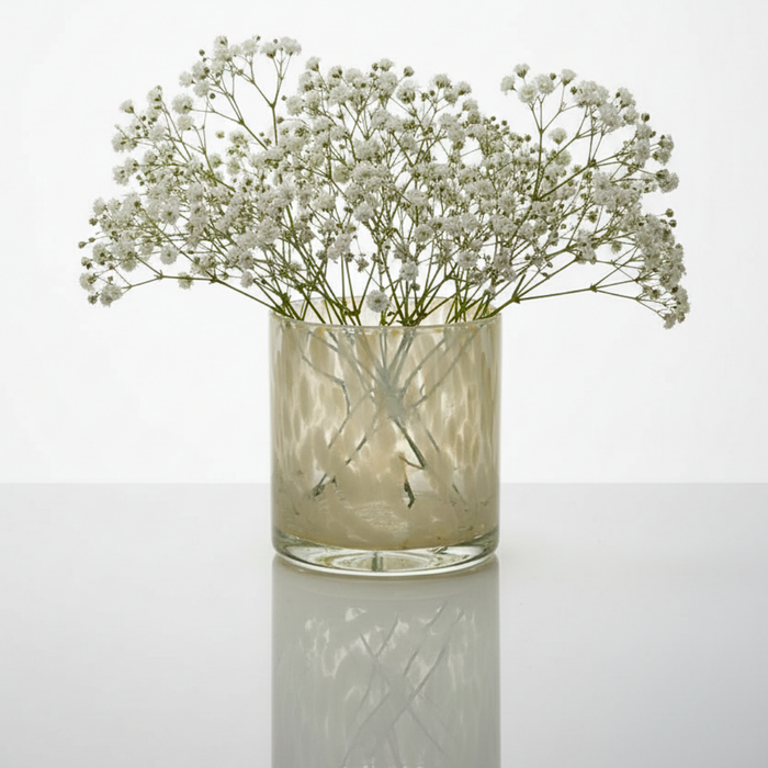 SPRINLKLE Glasvase creme