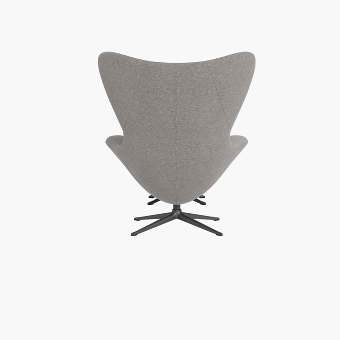 VITTORIO II Kollektion Sessel/Hocker grau meliert