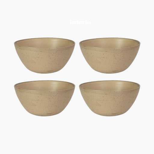 SILENCE Bowl taupe 4er Set