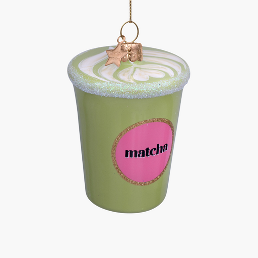 GLASFIGUR Matchabecher grün