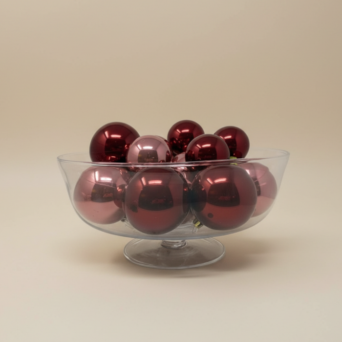 Kugelset UNI 20 tlg. burgundy/altrosa