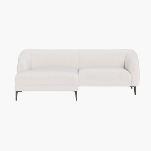 YUNA 1.5er Sofa Récamiere cream