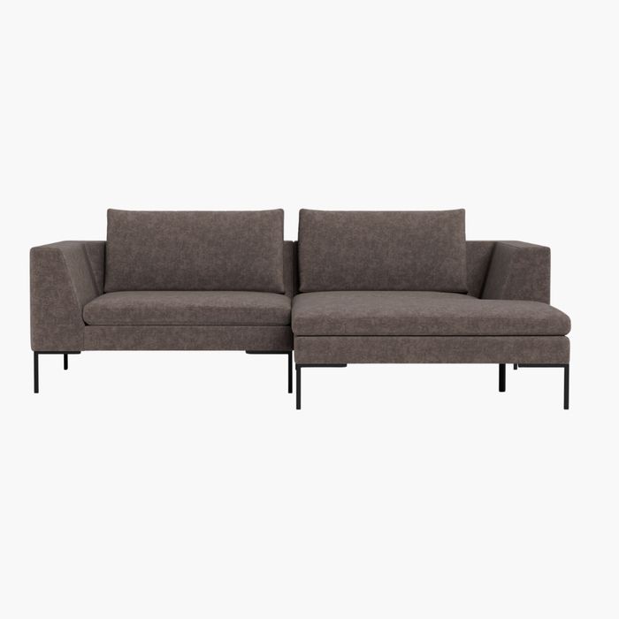 SORA 1.5er Sofa Rec. dusty brown