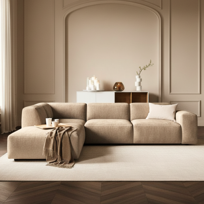 FINO 2,5er Sofa mit Récamiere