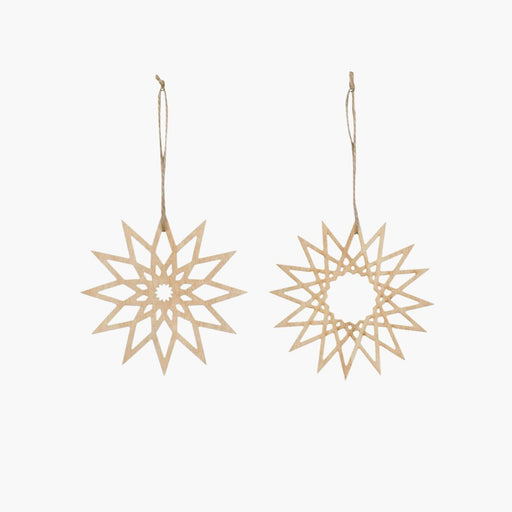 STERN HÄNGER Holz 2 assortiert S / Preis per Stück