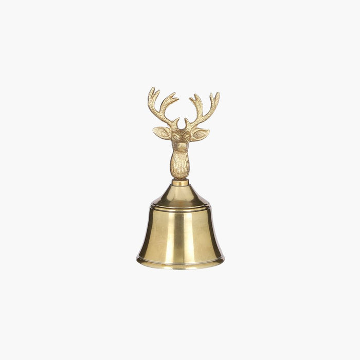 DEER Glocke Metall gold