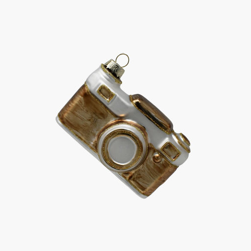 GLASFIGUR FOTOAPPARAT bronze