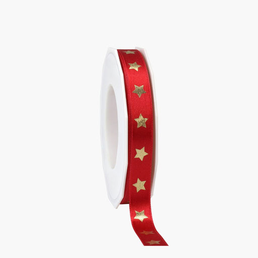 BAND  STARLETT rot/gold 15mm x 5m