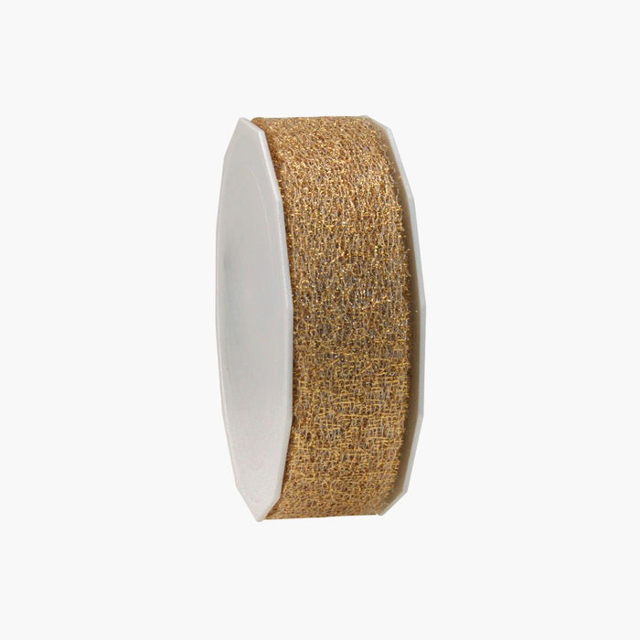 BAND METALLIC LACE gold  25mm x 3m