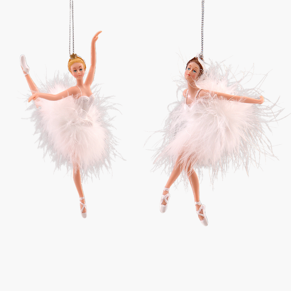 BALLERINA HÄNGER weiß 2 assortiert Preis per Stk.