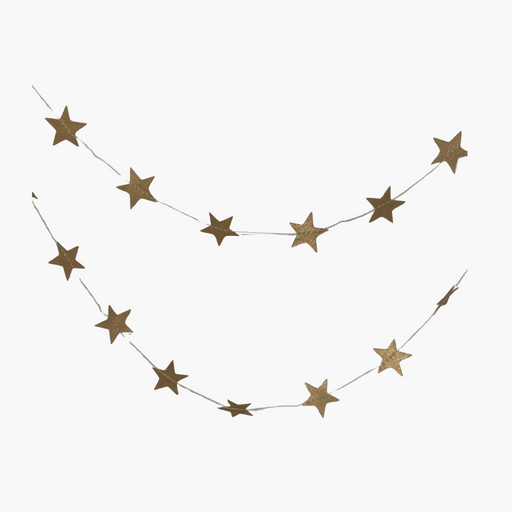 GIRLANDE STERNE gold 200cm