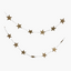 GIRLANDE STERNE gold 200cm