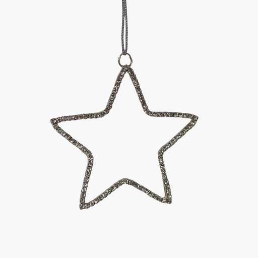 SIRI Schneeflocke silber Ø8cm