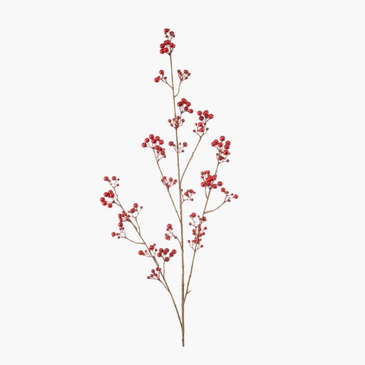 KUNSTZWEIG ILEX rot L120cm