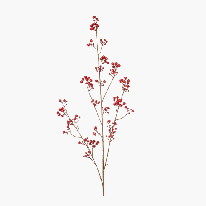 KUNSTZWEIG ILEX rot L120cm