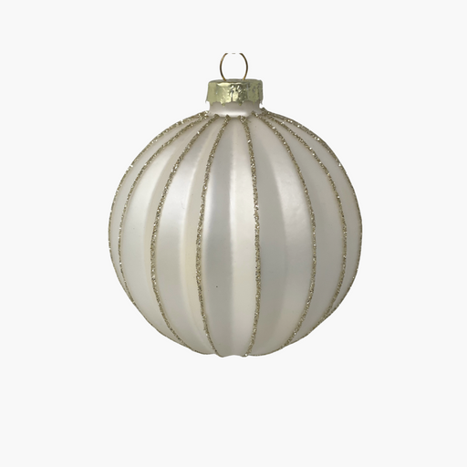 KUGEL RILLE creme/champagner