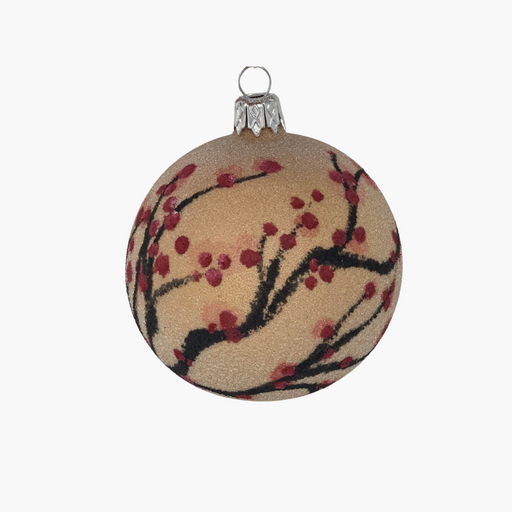 KUGEL QUITTENBLÜTE beige eggshell