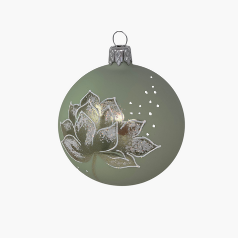 KUGEL LOTUSBLÜTE matcha eggshell