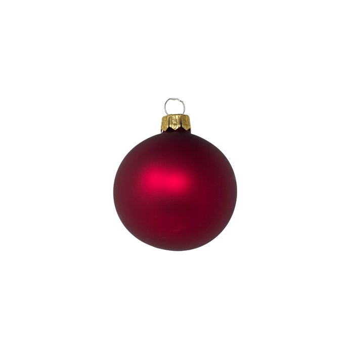 KUGEL UNI X dunkelrot matt