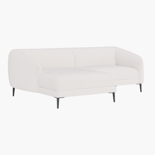 YUNA 1.5er Sofa Récamiere cream