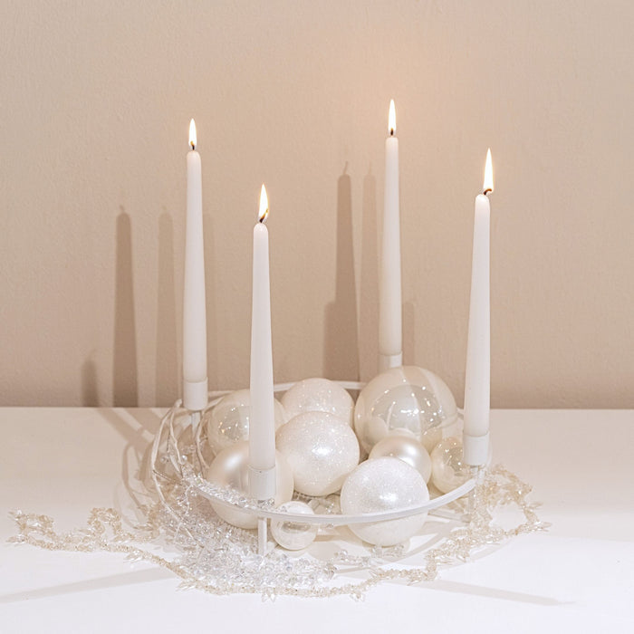 GIRO Kerzenhalter weiß 4er