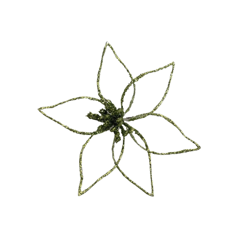 LILIE auf Clip grün