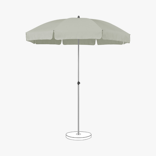 SIESTA IV Schirm offgrey