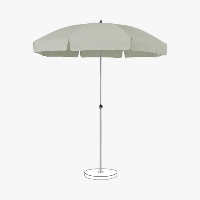 SIESTA IV Schirm offgrey