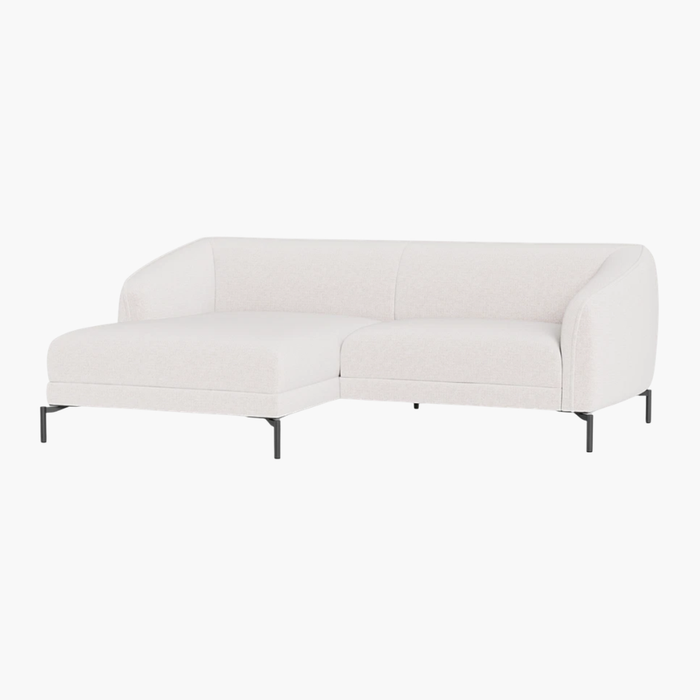 YUNA 1.5er Sofa Récamiere cream