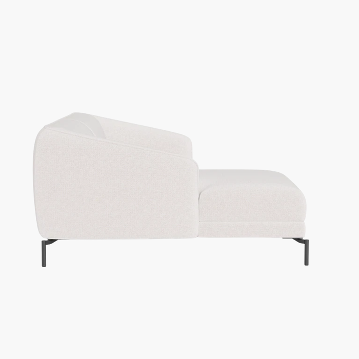 YUNA 1.5er Sofa Récamiere cream