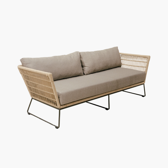 AVA III Outdoor 3er Sofa + 2 AVA III Outdoor Einzelsessel