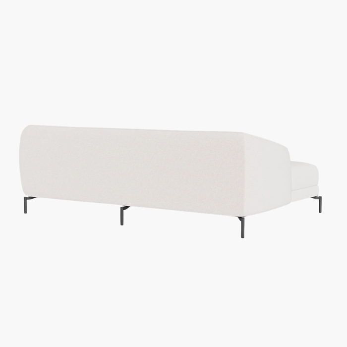 YUNA 1.5er Sofa Récamiere cream