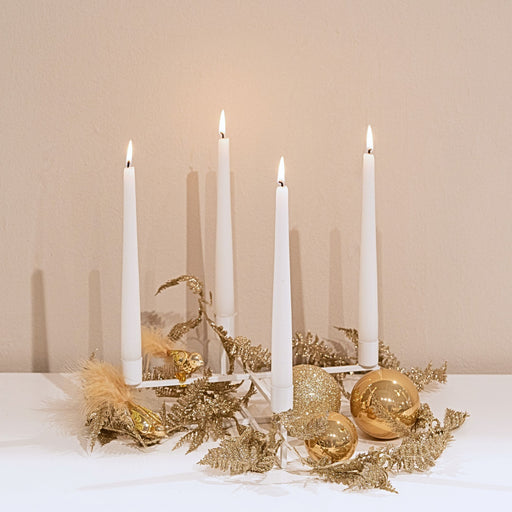 CROSS Kerzenhalter weiß 4er