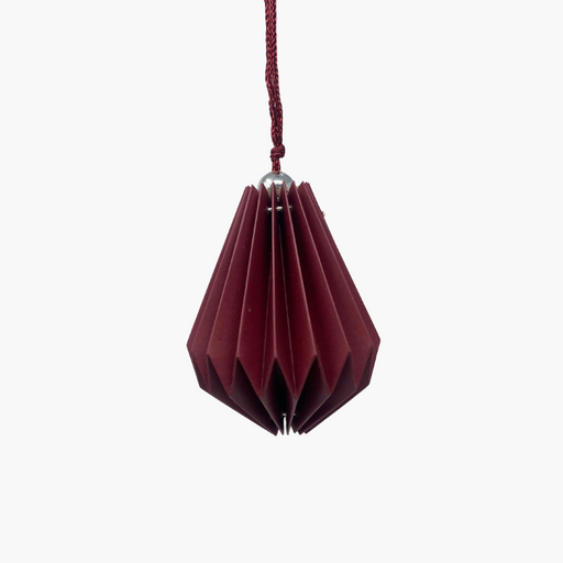 ORIGAMI HÄNGER Quaste merlot