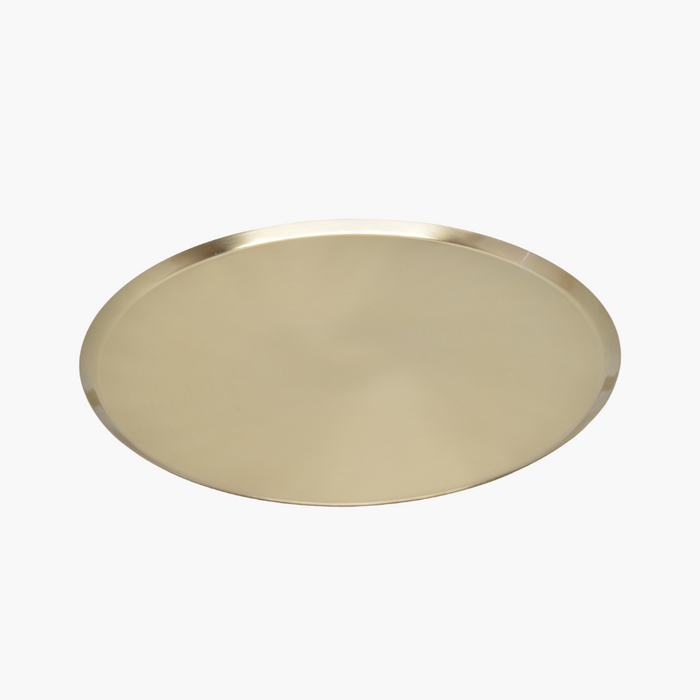 PLAIN Dekoteller Metall gold — interio Onlineshop
