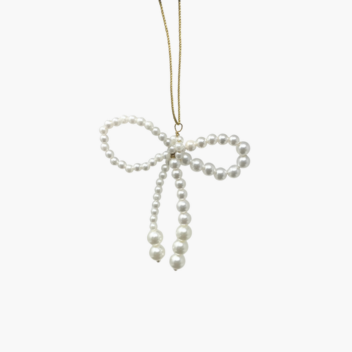 PEARL BOW Hänger ivory