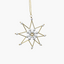 PERAL STERN Hänger weiß/gold