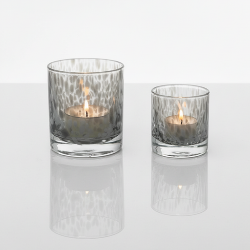 SPRINKLE Teelichthalter grau