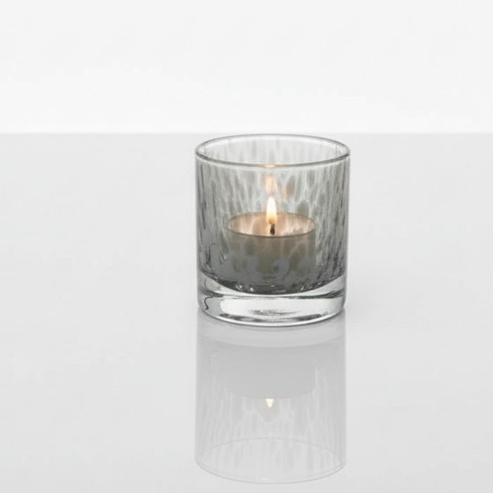 SPRINKLE Teelichthalter grau