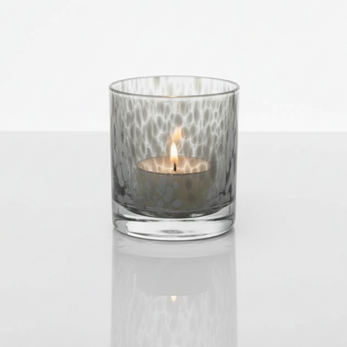 SPRINKLE Teelichthalter grau