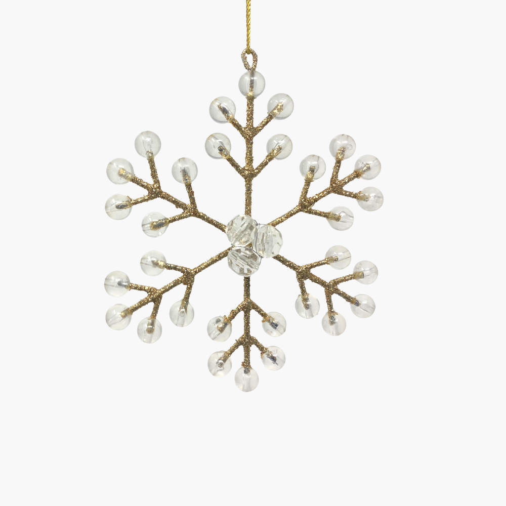 FROSTY SNOWFLAKE gold/transparent