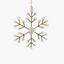 FROSTY SNOWFLAKE gold/transparent